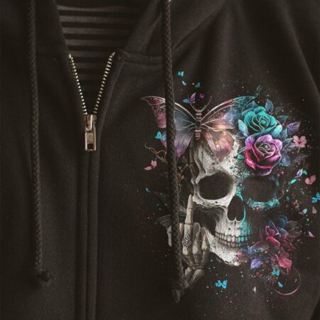 DON'T LIKE MY ATTITUDE SKULL ALL OVER PRINT - YHHN2802232