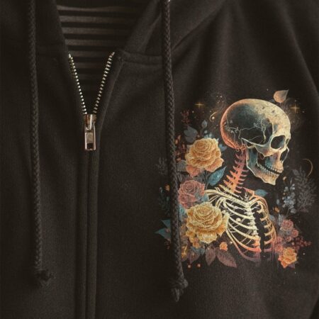 I AM A SWEET GIRL BUT IF YOU PISS ME OFF ROSE SKELETON ALL OVER PRINT - TLTW1702231