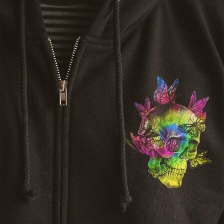 I'M A B DON'T TRY ME BUTTERFLY SKULL ALL OVER PRINT - TLNZ0703232