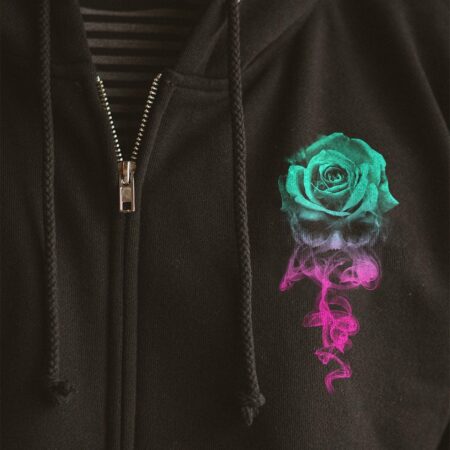 I CAN BUY MYSELF FLOWERS SMOKE ROSE SKULL ALL OVER PRINT - TLNO0203233