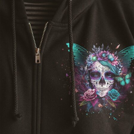 KARMA FAIRY SKULL SUGAR SKULL ALL OVER PRINT - YHHG0803234