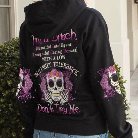 I'M A B DON'T TRY ME SUGAR SKULL ALL OVER PRINT - YHHG2103233