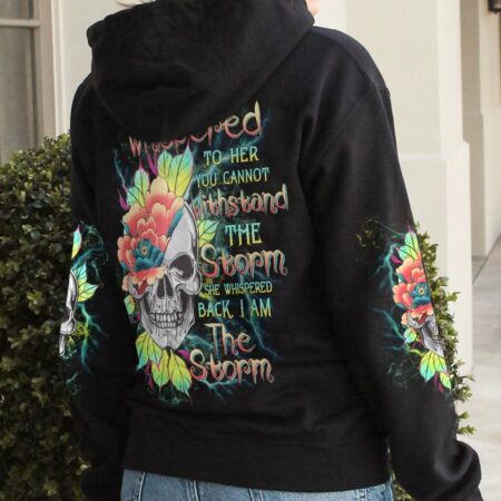 I AM THE STORM FLOWER SKULL ALL OVER PRINT - TLTW0803231