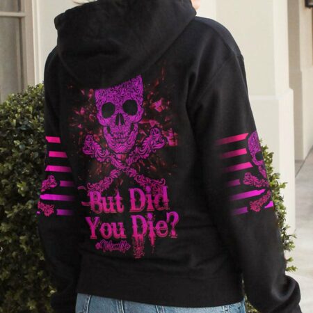 BUT DID YOU DIE MOM LIFE SKULL BONES ALL OVER PRINT - TLNZ2402232