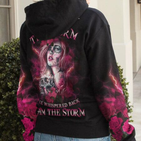 I AM THE STORM SUGAR SKULL ALL OVER PRINT - YHHG2202232