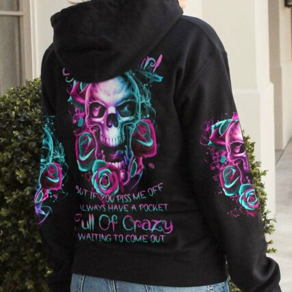 I AM A SWEET GIRL ROSE FIRE SKULL ALL OVER PRINT - TLTR3001234