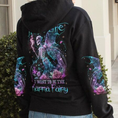KARMA FAIRY SKULL SKELETON ALL OVER PRINT - YHHG2302234