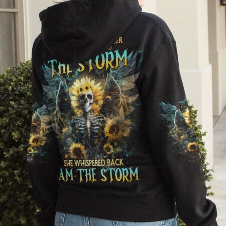 I AM THE STORM SKELETON WINGS SUNFLOWER ALL OVER PRINT - TLNO2102231