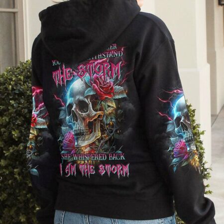 I AM THE STORM SKULL ROSE ALL OVER PRINT - YHHN1002231