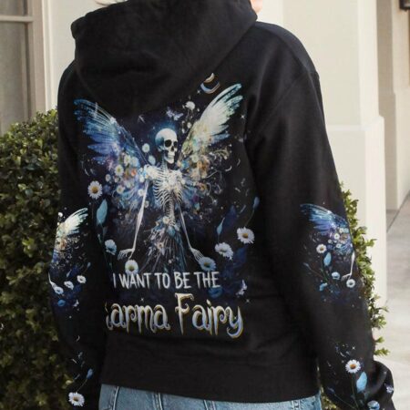 KARMA FAIRY SKELETON DAISY ALL OVER PRINT - TLTW2102235