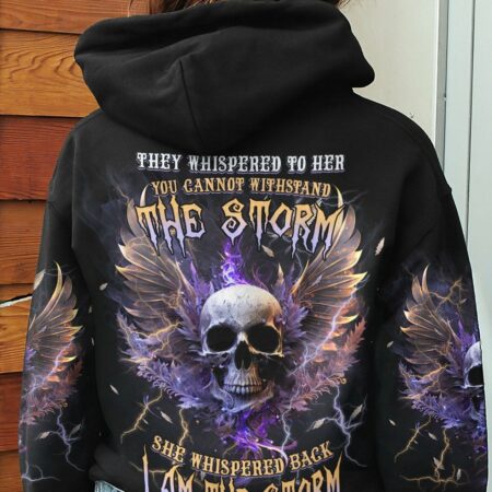 I AM THE STORM SKULL WINGS ALL OVER PRINT - TLTM0802233