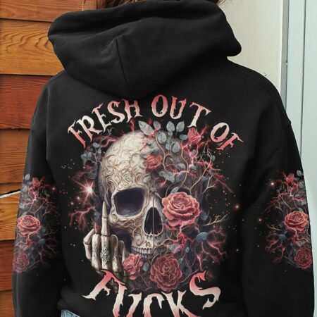FRESH OUT OF F SKULL ROSE ALL OVER PRINT - TLNO0703232