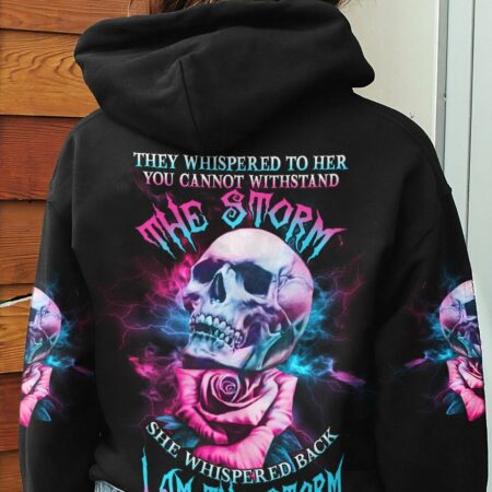 I AM THE STORM ROSE SKULL ALL OVER PRINT - YHHG2702232