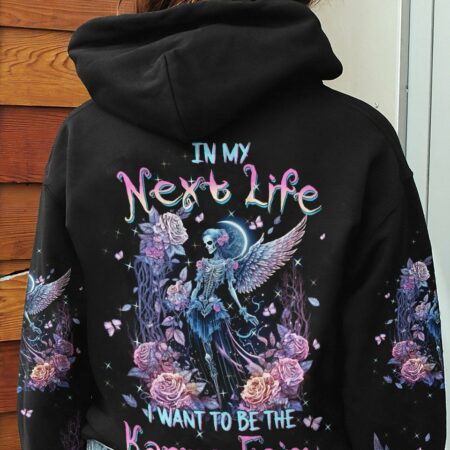 KARMA FAIRY SKULL SKELETON WINGS ALL OVER PRINT - TLTW0702231