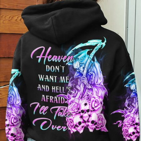 HEAVEN DON'T WANT ME ALL OVER PRINT - YHHN1302233