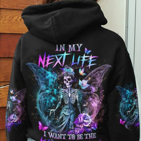 KARMA FAIRY SKULL SKELETON ROSE ALL OVER PRINT - YHLN2401232