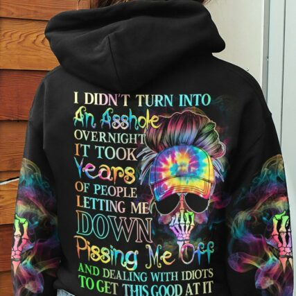 I DIDN'T TURN INTO AN A OVERNIGHT ALL OVER PRINT - YHHG2303231