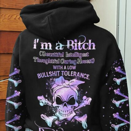 I'M A B DON'T TRY ME HOLO ALL OVER PRINT - YHHN0202232