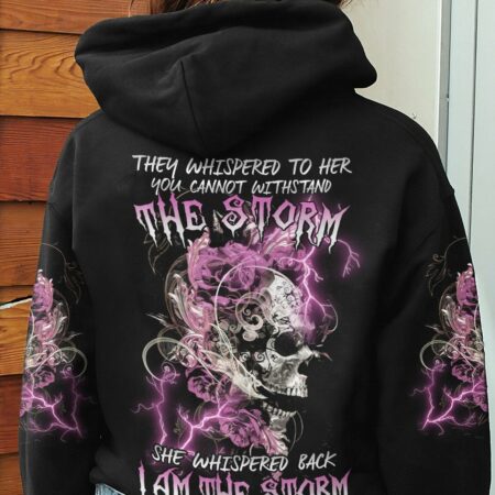 I AM THE STORM FLOWER SKULL ALL OVER PRINT - TLTR0802232