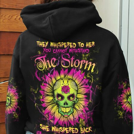 I AM THE STORM SUGAR SKULL SUNFLOWER ALL OVER PRINT - TLTW0103232