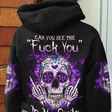 CAN YOU SEE THE F YOU SKULL ALL OVER PRINT - YHHG2903231