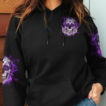CAN YOU SEE THE F YOU SKULL ALL OVER PRINT - YHHG2903231