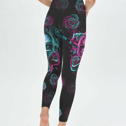 I AM A SWEET GIRL ROSE FIRE SKULL ALL OVER PRINT - TLTR3001234