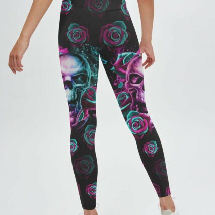 I AM A SWEET GIRL ROSE FIRE SKULL ALL OVER PRINT - TLTR3001234