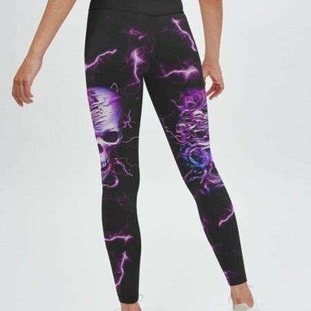 IF YOU WANT ME TO CONTROL MY TEMPER ROSE SKULL ALL OVER PRINT - TLNZ1002231