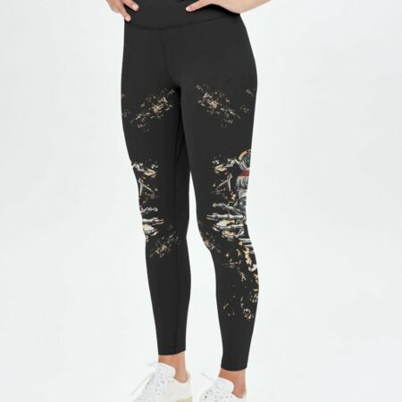 I TRY TO AVOID DRAMA CRACK SKULL LEOPARD ALL OVER PRINT - TLTW1101234