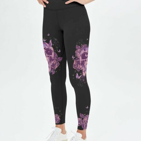 I AM A SWEET GIRL BUT IF YOU PISS ME OFF ROSE BUTTERFLY SKULL ALL OVER PRINT - TLTW0302232