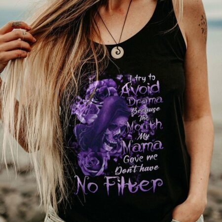 I TRY TO AVOID DRAMA PURPLE ROSE REAPER ALL OVER PRINT - TLTR0202233