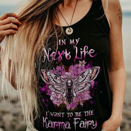 KARMA FAIRY SKULL ALL OVER PRINT - YHHG1301234