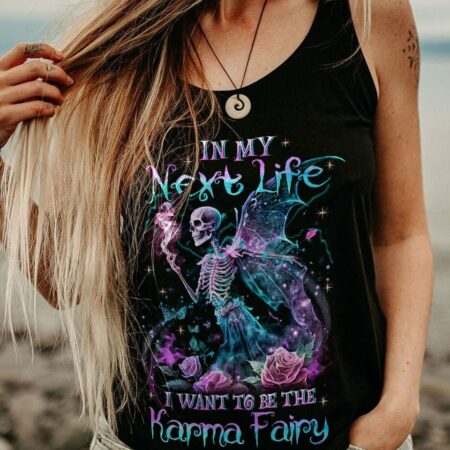 KARMA FAIRY SKULL SKELETON ALL OVER PRINT - YHHG2302234