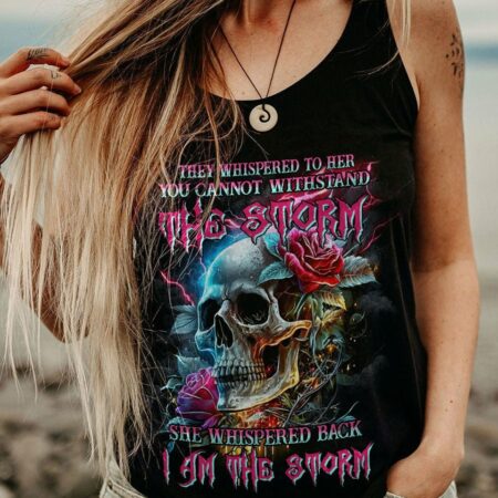 I AM THE STORM SKULL ROSE ALL OVER PRINT - YHHN1002231