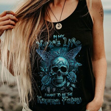 KARMA FAIRY SKULL ALL OVER PRINT - TLTR2003233