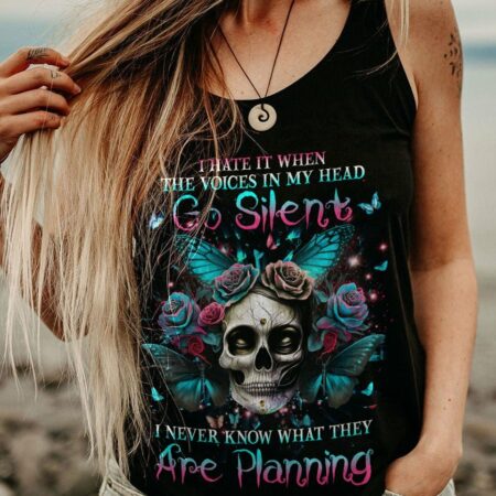 I HATE IT WHEN THE VOICES IN MY HEAD GO SILENT ALL OVER PRINT - YHHG1603231