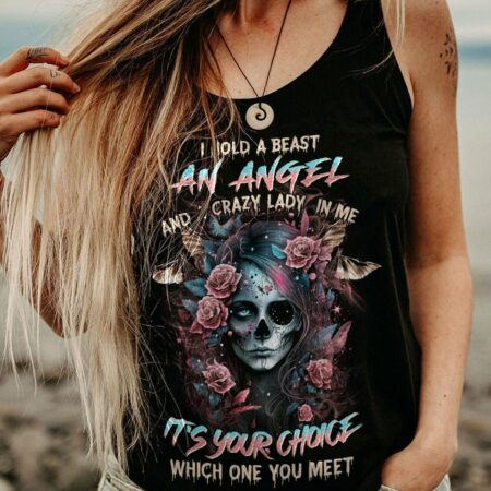 I HOLD A BEAST AN ANGEL ALL OVER PRINT - YHHN0103232