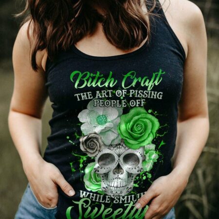 B CRAFT ROSE SKULL ALL OVER PRINT - TLTR1301231