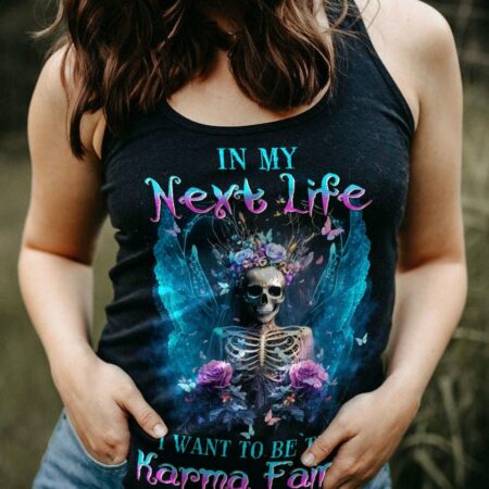 KARMA FAIRY SKULL ALL OVER PRINT - YHHN2202232