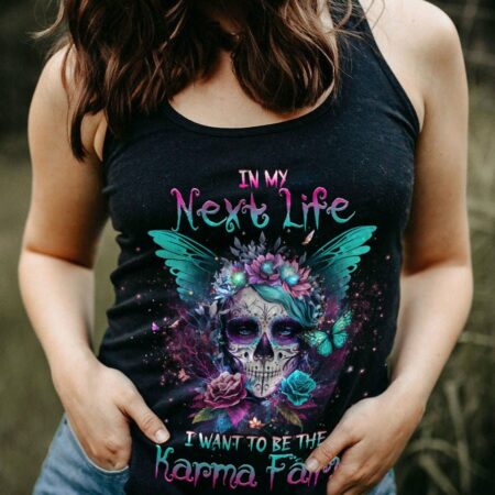 KARMA FAIRY SKULL SUGAR SKULL ALL OVER PRINT - YHHG0803234