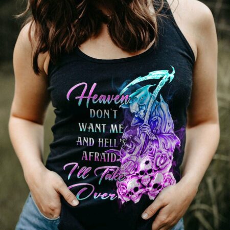 HEAVEN DON'T WANT ME ALL OVER PRINT - YHHN1302233