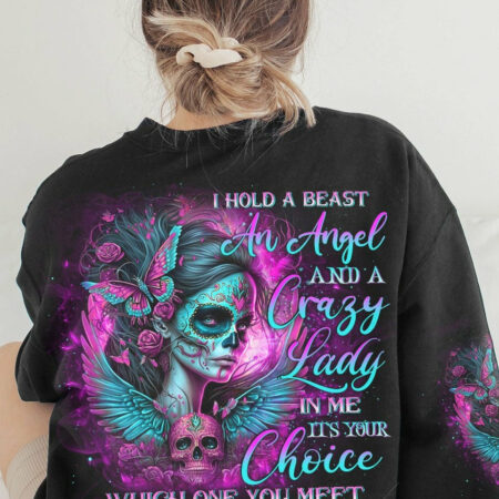 I HOLD A BEAST AN ANGEL ALL OVER PRINT - YHDU1304234
