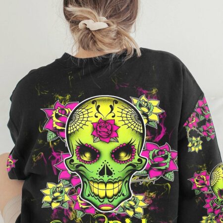 BUT DID YOU DIE MOM LIFE SKULL ALL OVER PRINT - TLTW2302235