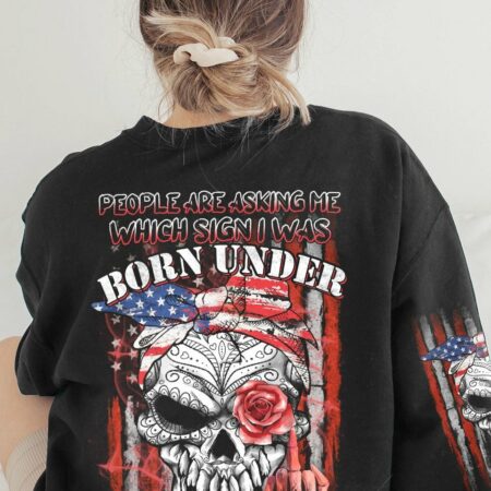 I WAS BORN UNDER A WARNING SIGN ALL OVER PRINT - YHHN1301235