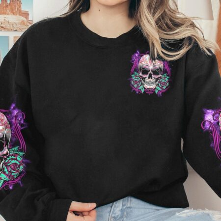 HELLO DARKNESS MY OLD FRIEND SKULL ALL OVER PRINT - YHNT2003231