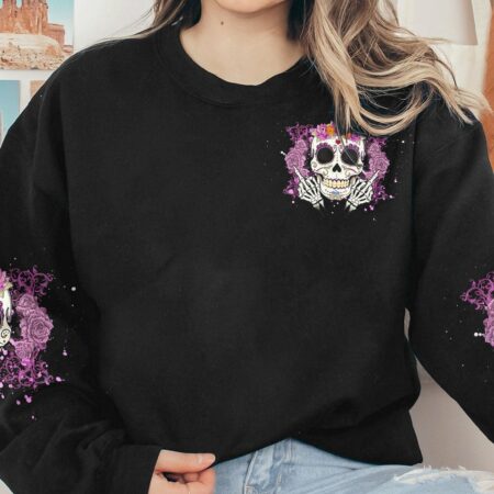 I'M A B DON'T TRY ME SUGAR SKULL ALL OVER PRINT - YHHG2103233