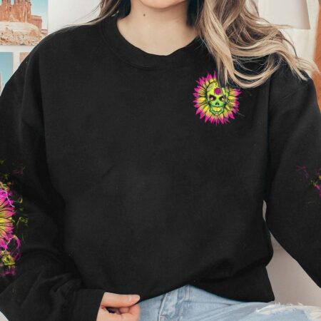 I AM THE STORM SUGAR SKULL SUNFLOWER ALL OVER PRINT - TLTW0103232