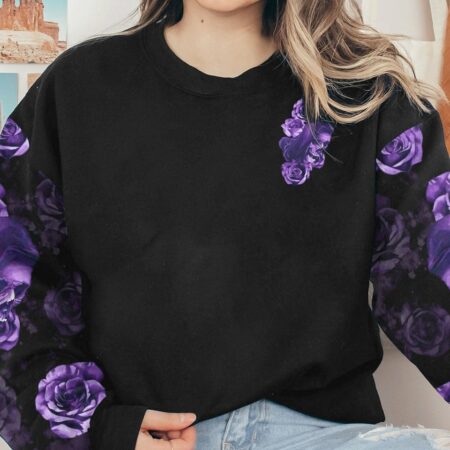 I TRY TO AVOID DRAMA PURPLE ROSE REAPER ALL OVER PRINT - TLTR0202233