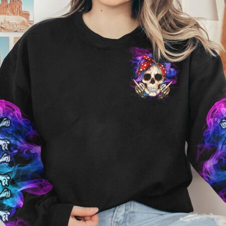 CRAZY GRANDMA SKULL ALL OVER PRINT - YHHG2202234